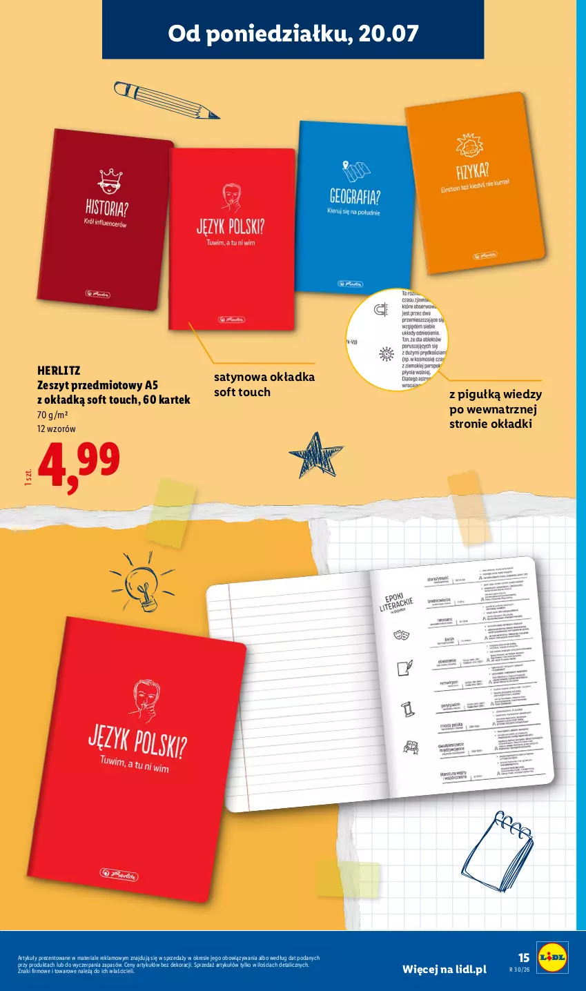 Gazetka promocyjna Lidl - Katalog ważny od 20.07 - ważna 20.07 do 25.07.2026 - strona 15