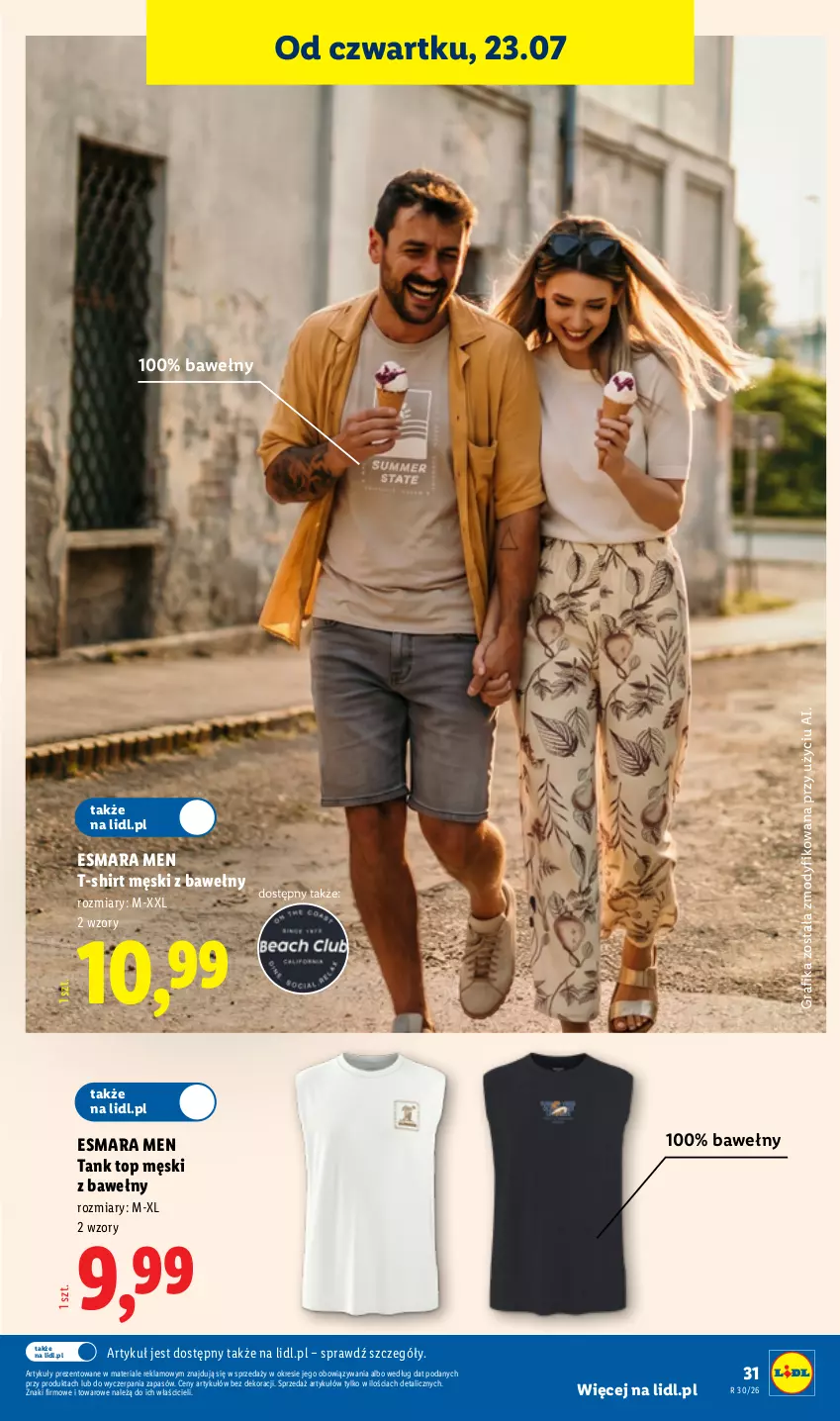Gazetka promocyjna Lidl - Katalog ważny od 20.07 - ważna 20.07 do 25.07.2026 - strona 39 - produkty: Gra, Grafika, T-shirt, Top