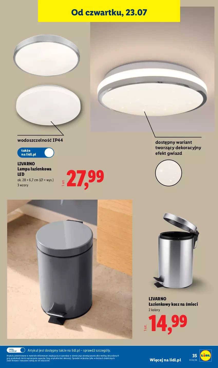 Gazetka promocyjna Lidl - Katalog ważny od 20.07 - ważna 20.07 do 25.07.2026 - strona 43 - produkty: Ivar, Kosz, Lampa