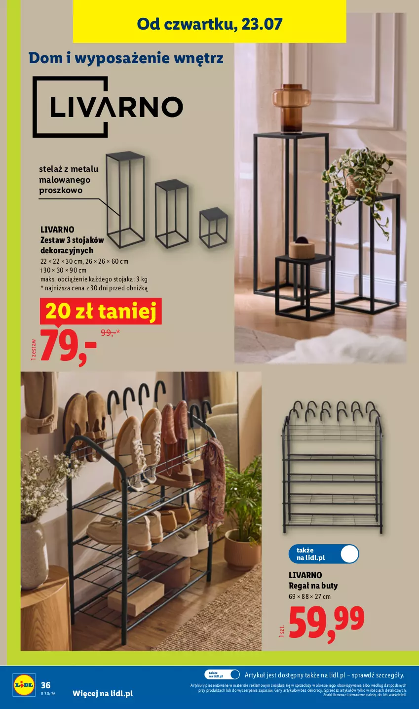 Gazetka promocyjna Lidl - Katalog ważny od 20.07 - ważna 20.07 do 25.07.2026 - strona 44 - produkty: Buty, Ivar, Regał, Stojak