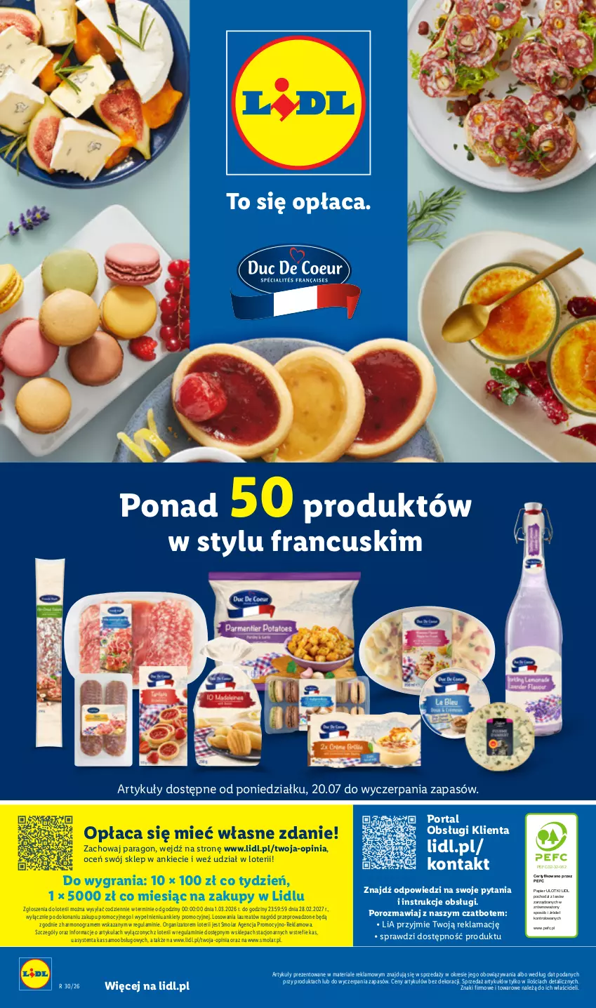 Gazetka promocyjna Lidl - Katalog ważny od 20.07 - ważna 20.07 do 25.07.2026 - strona 58 - produkty: Gra, Laur, Mola, Papier, Por, Portal
