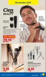 Gazetka promocyjna Lidl - Katalog ważny od 20.07 - Gazetka - ważna od 25.07 do 25.07.2026 - strona 41 - produkty: Cążki, Noż, Nożyczki, Przewód, Szczotka, Szczotka do włosów, Torba, Cążki do skórek, Manicure i pedicure, Olej, Szczoteczka, Akumulator