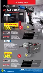 Gazetka promocyjna Lidl - Katalog ważny od 20.07 - Gazetka - ważna od 25.07 do 25.07.2026 - strona 52 - produkty: Parkside, Ser, Walizka, Ogród, Klucz udarowy, Akumulator