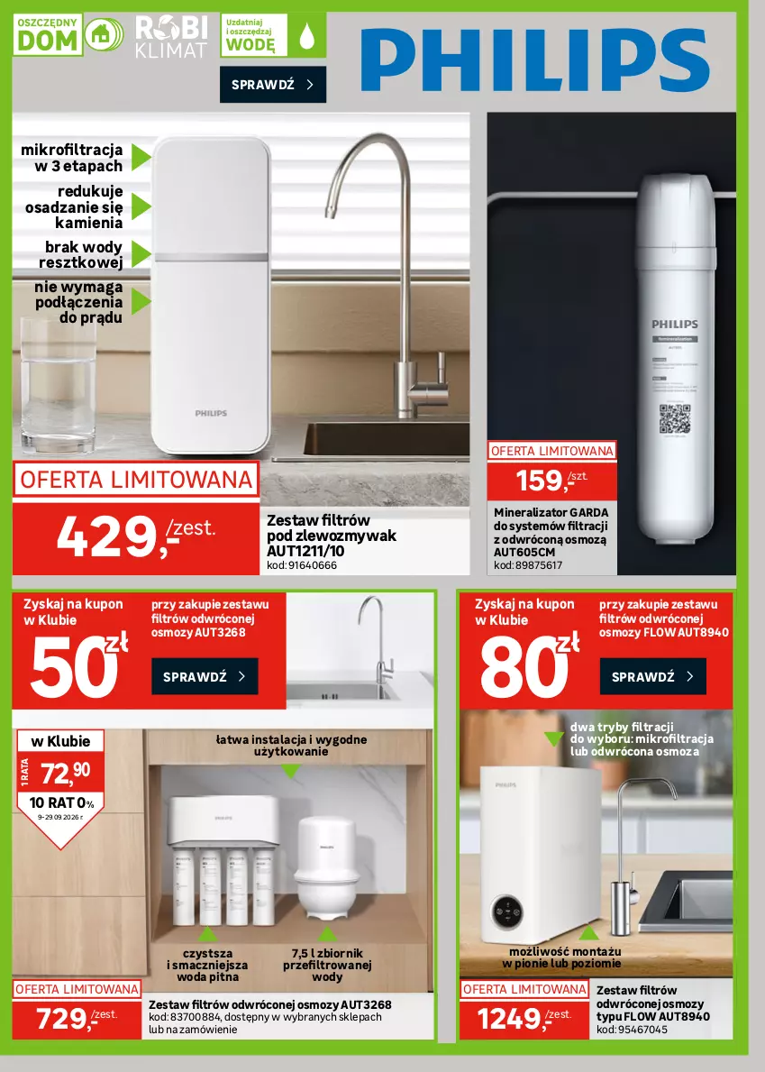 Gazetka promocyjna Leroy Merlin - Gazetka Leroy Merlin - ważna 09.09 do 29.09.2026 - strona 28 - produkty: Bosch, Koc, Por, Pur, Sport, Tran, Woda, Zlew, Zlewozmywak