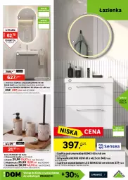 Gazetka promocyjna Leroy Merlin - Gazetka Leroy Merlin - Gazetka - ważna od 29.09 do 29.09.2026 - strona 21 - produkty: Ser, Por, Szafka pod umywalkę, Szczotka, Szafka, Mydelniczka, Kubek, Umywalka, Dozownik, Gres, Lustro, Dozownik mydła, Gres szkliwiony