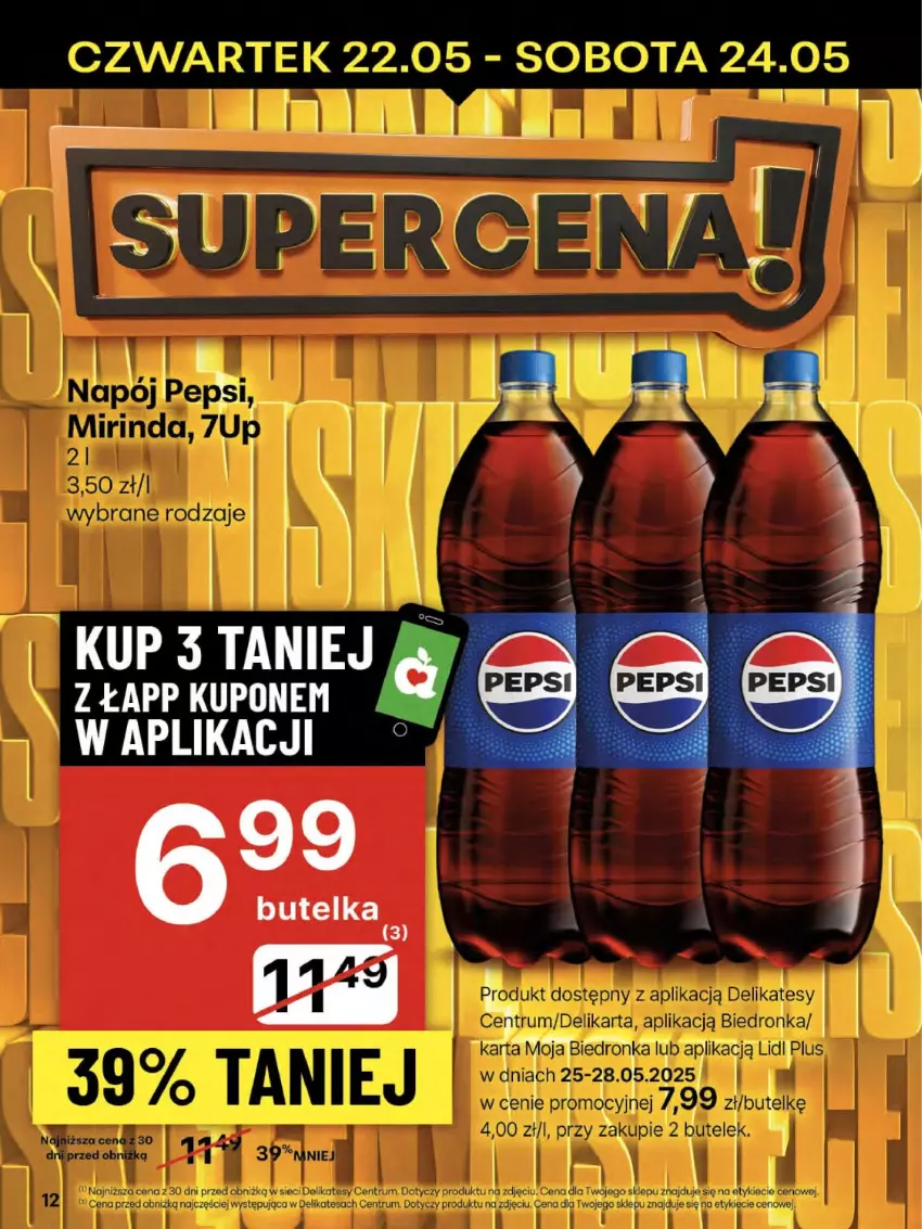 Gazetka promocyjna Delikatesy Centrum - Franczyza DC21 Czwartek - ważna 22.05 do 28.05.2025 - strona 12