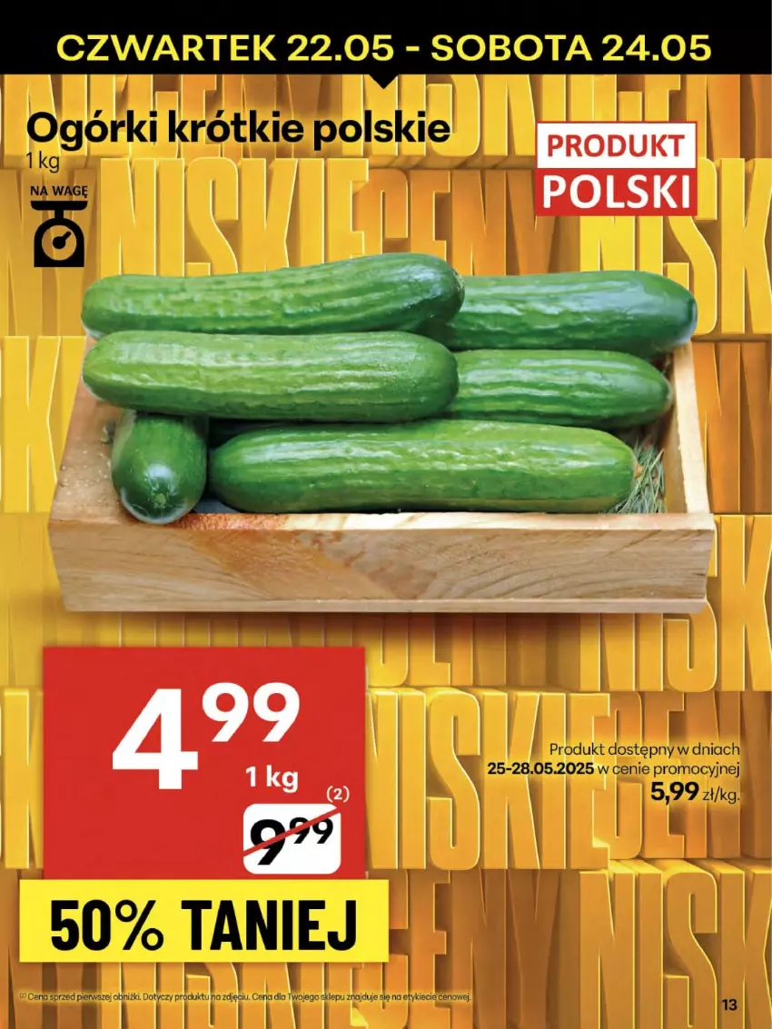 Gazetka promocyjna Delikatesy Centrum - Franczyza DC21 Czwartek - ważna 22.05 do 28.05.2025 - strona 13