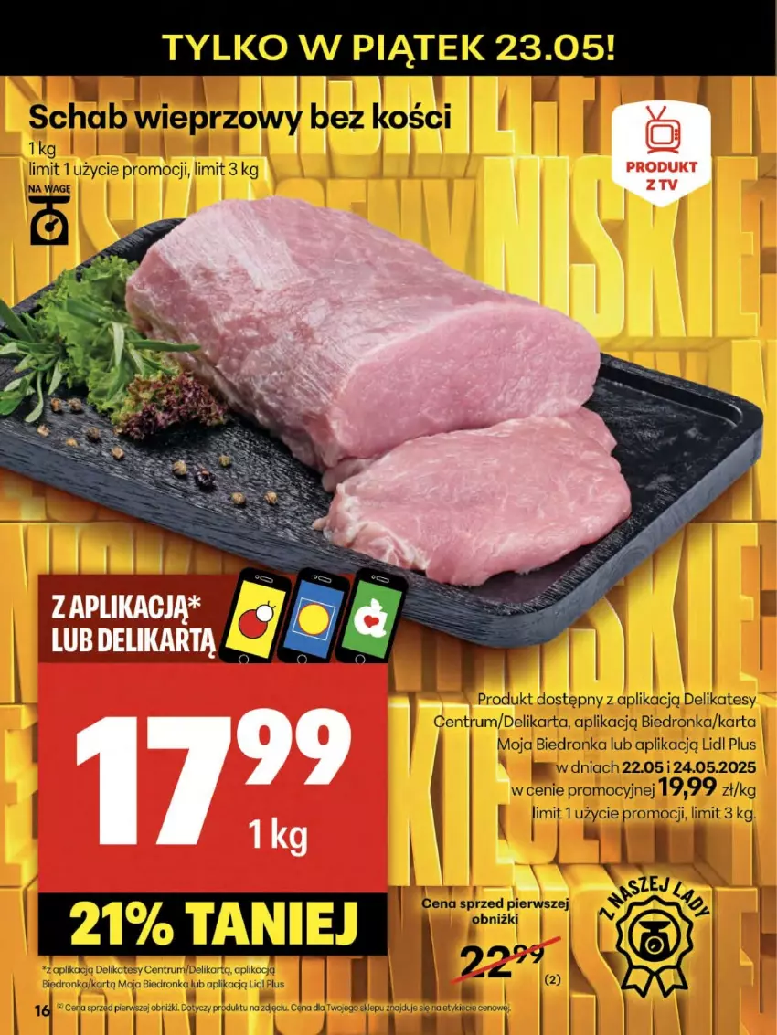 Gazetka promocyjna Delikatesy Centrum - Franczyza DC21 Czwartek - ważna 22.05 do 28.05.2025 - strona 16