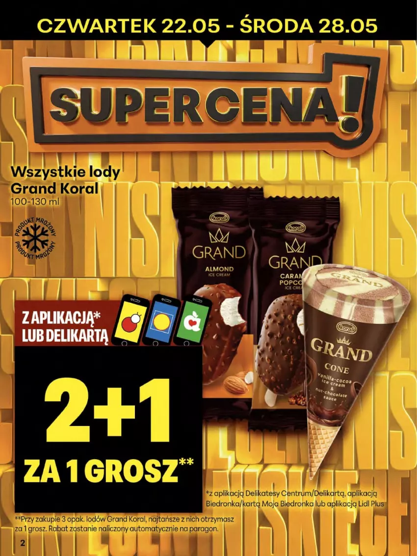 Gazetka promocyjna Delikatesy Centrum - Franczyza DC21 Czwartek - ważna 22.05 do 28.05.2025 - strona 2 - produkty: Gra