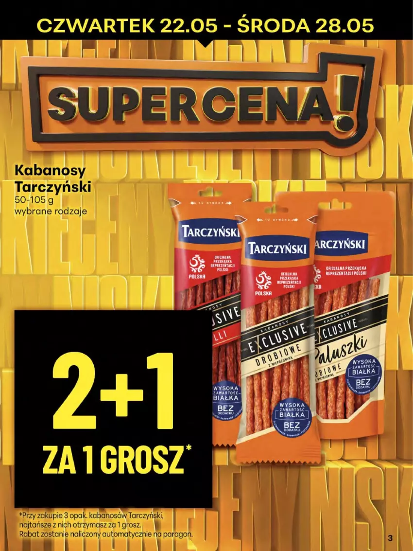 Gazetka promocyjna Delikatesy Centrum - Franczyza DC21 Czwartek - ważna 22.05 do 28.05.2025 - strona 3 - produkty: LG, Tarczyński