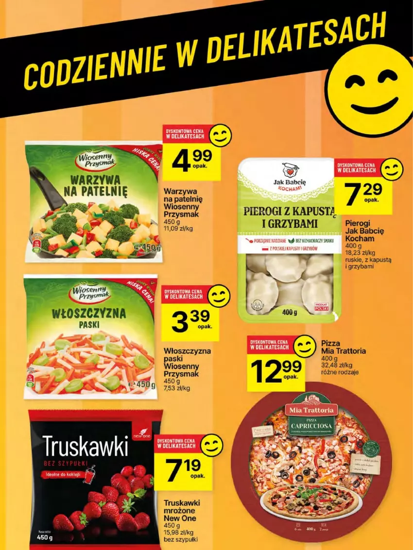 Gazetka promocyjna Delikatesy Centrum - Franczyza DC21 Czwartek - ważna 22.05 do 28.05.2025 - strona 51 - produkty: Kapustą, Koc, Pierogi, Pizza, Truskawki, Warzywa