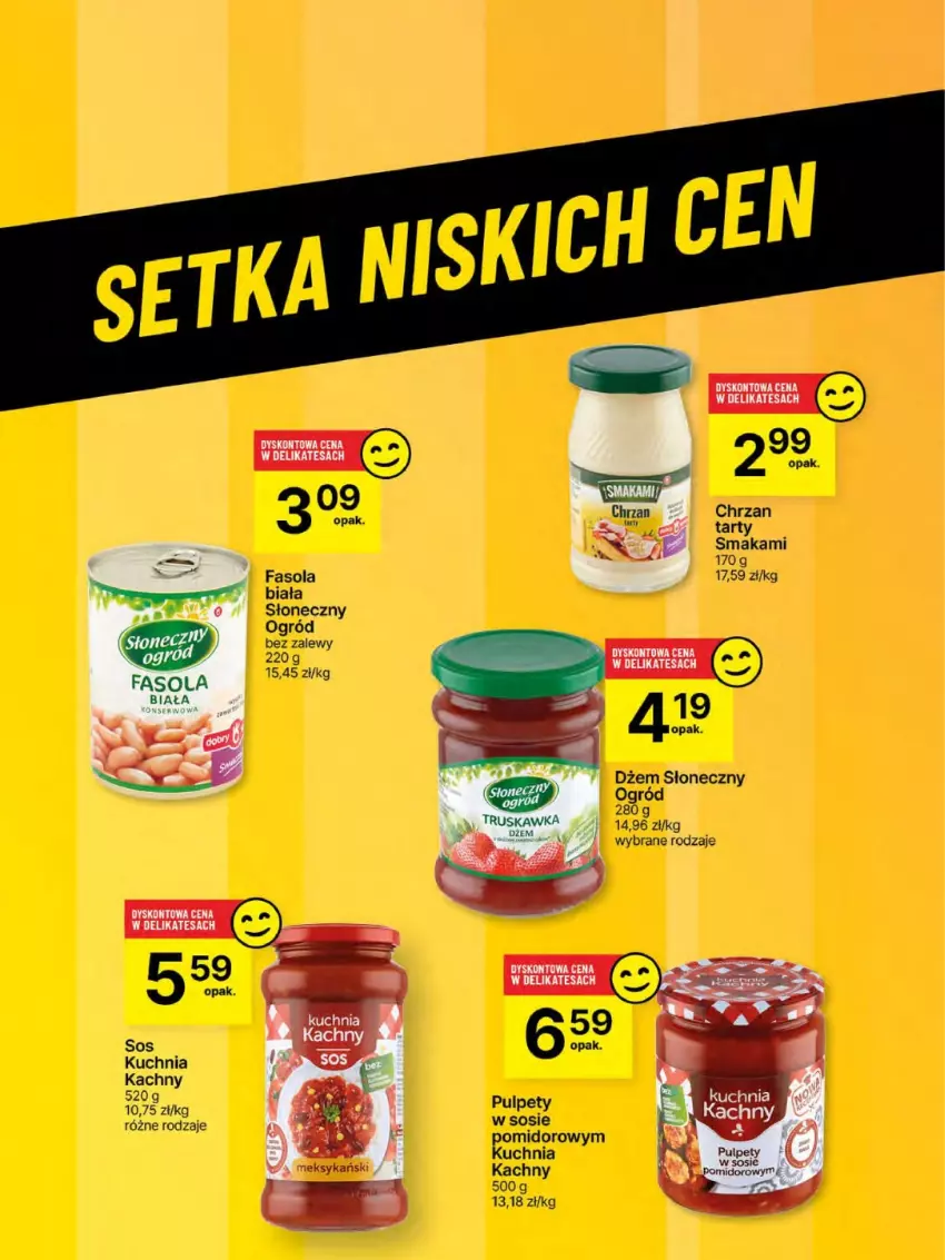 Gazetka promocyjna Delikatesy Centrum - Franczyza DC21 Czwartek - ważna 22.05 do 28.05.2025 - strona 56 - produkty: Chrzan, Dżem, Fa, Fasola, Kuchnia, Ogród, Pulpety, Sos