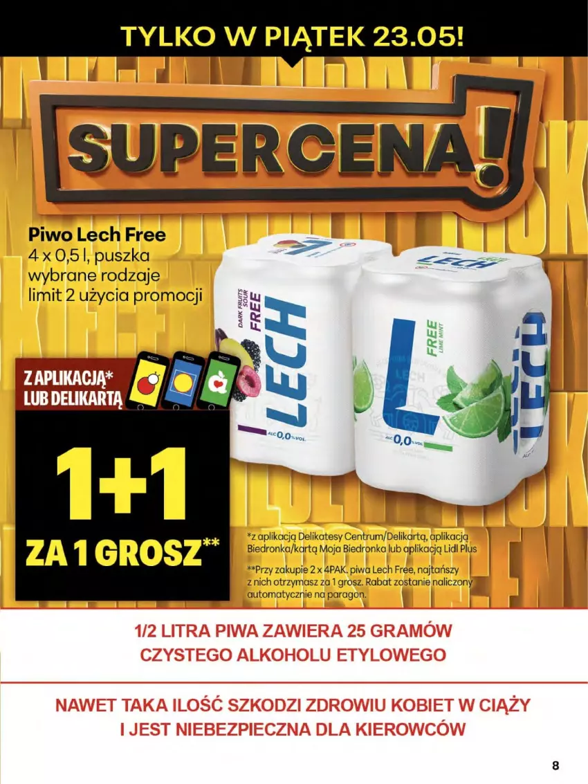 Gazetka promocyjna Delikatesy Centrum - Franczyza DC21 Czwartek - ważna 22.05 do 28.05.2025 - strona 8 - produkty: Piwa, Piwo, Rum