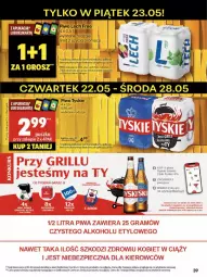 Gazetka promocyjna Delikatesy Centrum - Franczyza DC21 Czwartek - Gazetka - ważna od 28.05 do 28.05.2025 - strona 39 - produkty: Piwa, Piwo, Rum, Tyskie