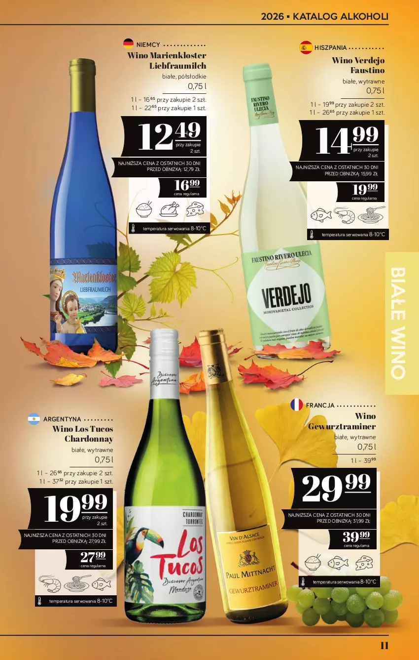 Gazetka promocyjna PoloMarket - Katalog alkoholi 20/2026 - ważna 22.10 do 04.11.2026 - strona 11 - produkty: Chardonnay, Fa, Ser, Wino