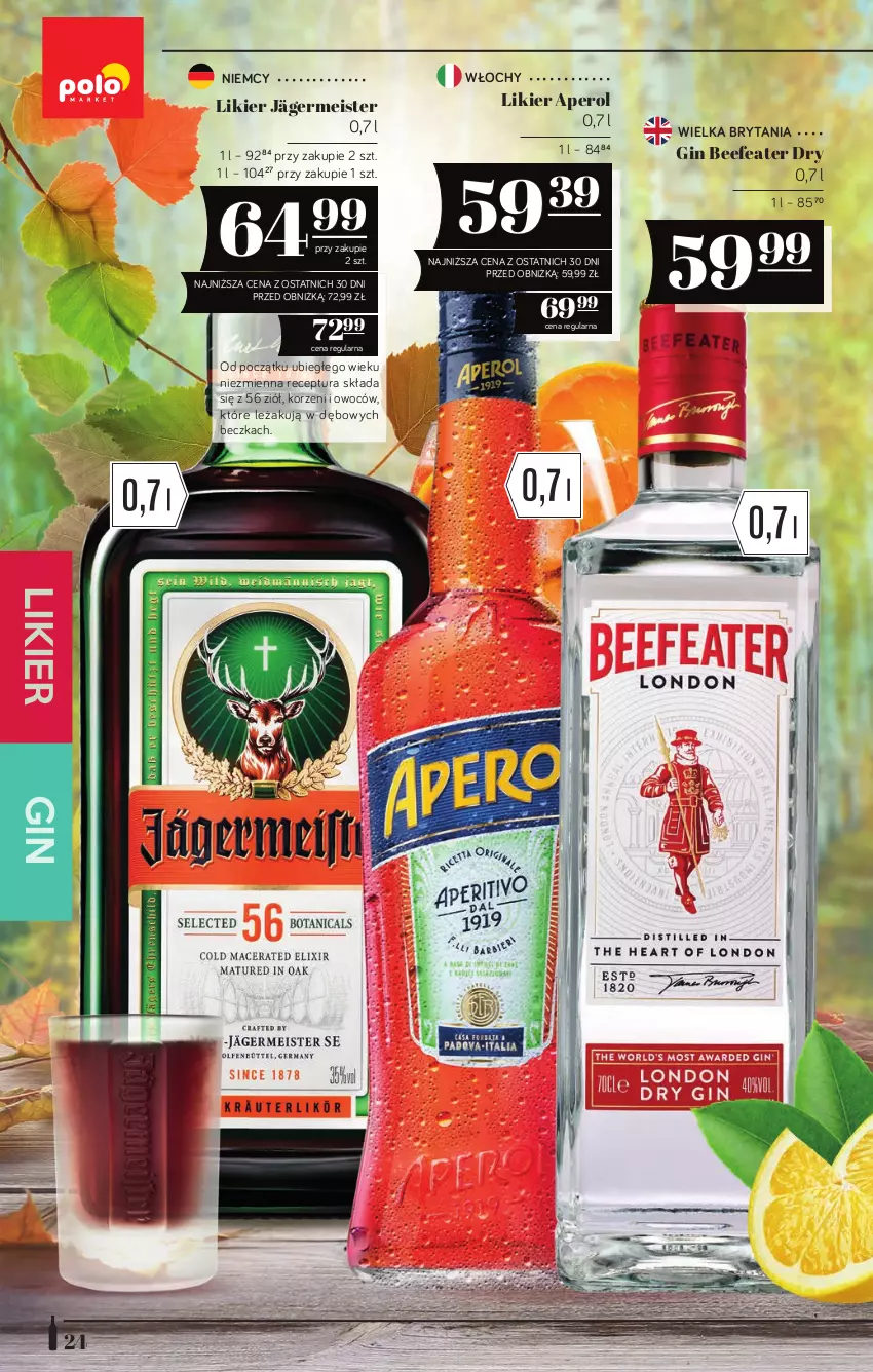 Gazetka promocyjna PoloMarket - Katalog alkoholi 20/2026 - ważna 22.10 do 04.11.2026 - strona 24 - produkty: Aperol, Gin, Likier