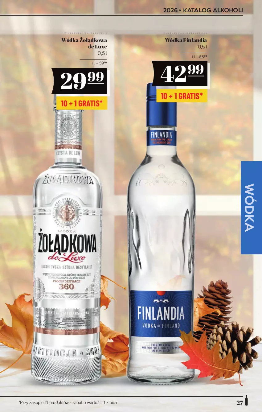 Gazetka promocyjna PoloMarket - Katalog alkoholi 20/2026 - ważna 22.10 do 04.11.2026 - strona 27 - produkty: Finlandia, Gra, Wódka