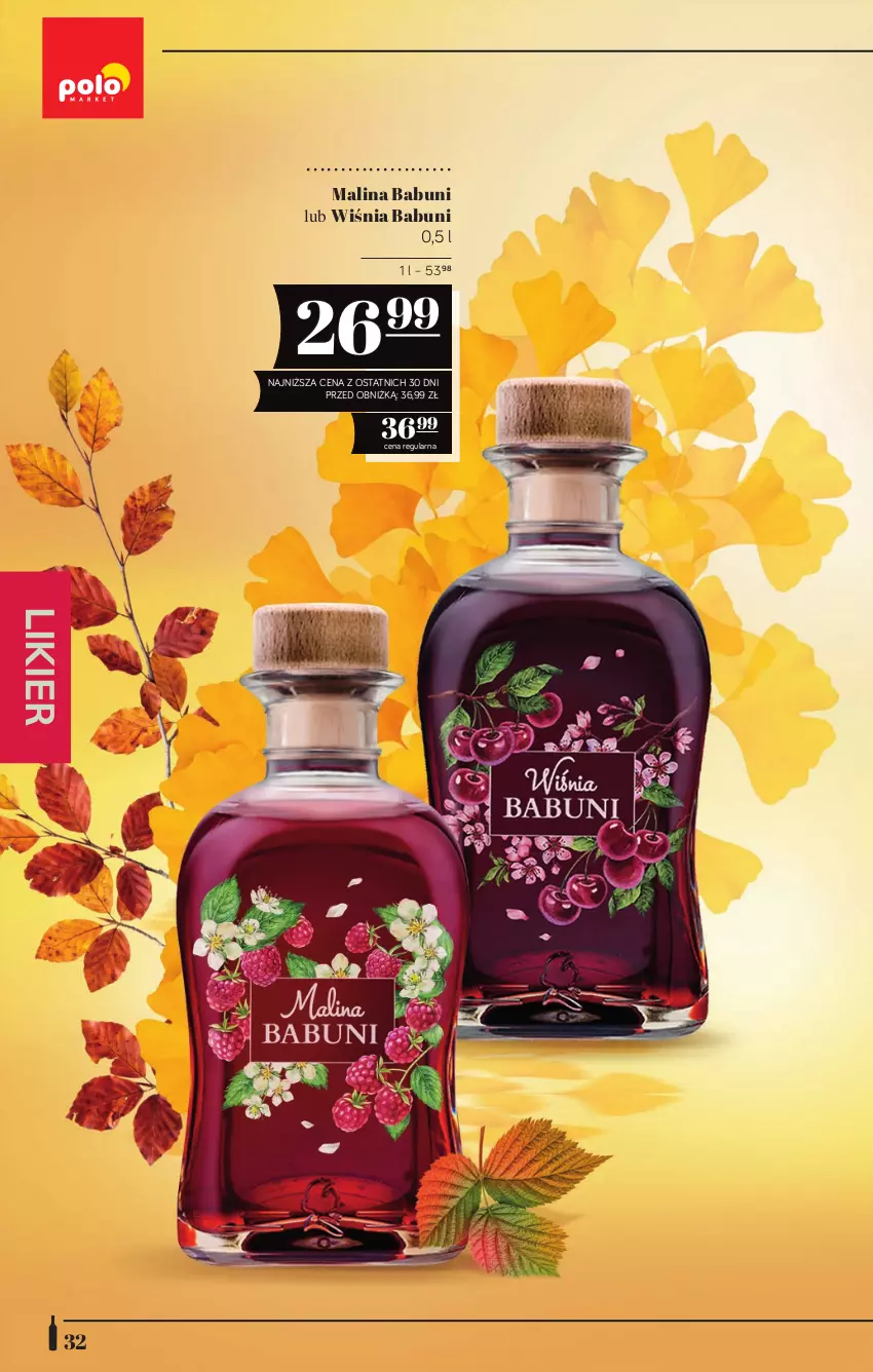 Gazetka promocyjna PoloMarket - Katalog alkoholi 20/2026 - ważna 22.10 do 04.11.2026 - strona 32 - produkty: Babuni, Likier