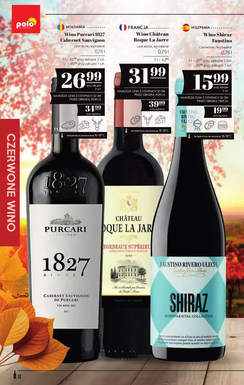 Gazetka promocyjna PoloMarket - Katalog alkoholi 20/2026 - ważna 22.10 do 04.11.2026 - strona 8 - produkty: Cabernet Sauvignon, Fa, Pur, Ser, Shiraz, Wino