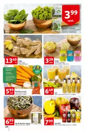 Gazetka promocyjna Auchan - przeNISKIE CENY Jedz zdrowo i czuj się przepięknie Hipermarkety - Gazetka - ważna od 16.03 do 16.03.2022 - strona 10 - produkty: Sok, Kiełki, Pestki dyni, Imbir, HP
