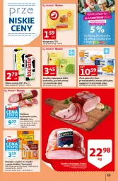Gazetka promocyjna Auchan - przeNISKIE CENY Jedz zdrowo i czuj się przepięknie Hipermarkety - Gazetka - ważna od 16.03 do 16.03.2022 - strona 13 - produkty: Marchewka, Cheddar, Ser, Kiełbasa krakowska, Parówki, Parówki z szynki, Brukselka, Stek, Paluszki rybne, Tarczyński, Margaryna, Kiełbasa, Olewnik, Groszek, Mleko, Fa