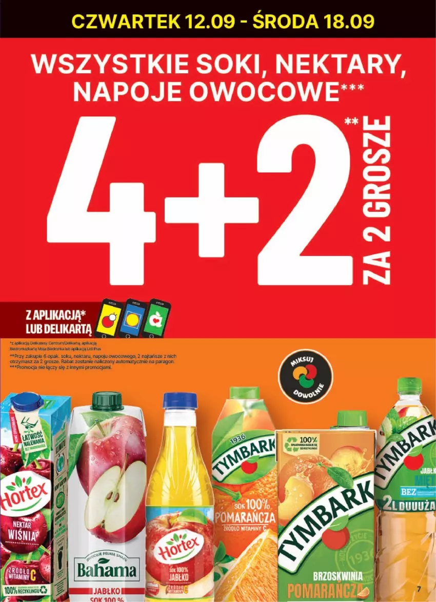 Gazetka promocyjna Delikatesy Centrum - NOWA GAZETKA Delikatesy Centrum od 16 września! 16-22.09.2024 - ważna 16.09 do 22.09.2024 - strona 7 - produkty: Napoje, Nektar, Rum, Sok