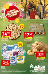 Gazetka promocyjna Auchan - Wielkie przeboje cenowe Supermarket - Gazetka - ważna od 22.10 do 22.10.2025 - strona 1 - produkty: Rum, Por, Gin, Gra, Jaja, Ziemniaki, Ręcznik, Fa