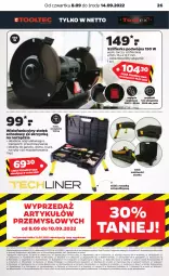 Gazetka promocyjna Netto - Akcesoria i dodatki - Gazetka - ważna od 14.09 do 14.09.2022 - strona 10 - produkty: Piec, Kujawski, Top, Sok, Por, Stołek, Tran, Sport, Podlaski, Stock, Garaż, Szlifierka, Fa