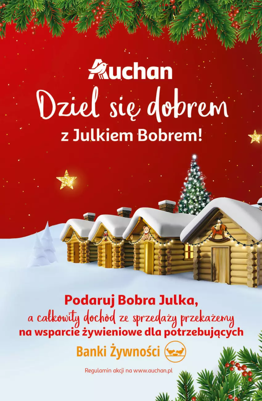 Gazetka promocyjna Auchan - Gazetka Magia Świąt Część 4 Hipermarket Auchan - ważna 07.12 do 13.12.2023 - strona 3