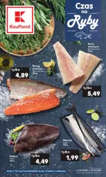 Gazetka promocyjna Kaufland - Kaufland - Gazetka - ważna od 10.01 do 10.01.2024 - strona 1 - produkty: Halibut, Sos, Tusz, Pstrąg, Dorsz, Pstrąg łososiowy