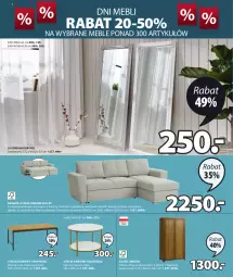 Gazetka promocyjna Jysk - Oferta tygodnia - Gazetka - ważna od 31.01 do 31.01.2023 - strona 3 - produkty: Szezlong, Stolik, Stolik kawowy, Szafa, Siedzisko, Lustro, Meble, Kanapa, Fa