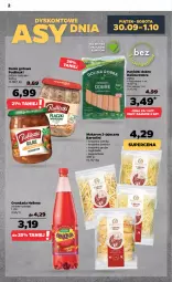 Gazetka promocyjna Netto - Artykuły spożywcze - Gazetka - ważna od 05.10 do 05.10.2022 - strona 2 - produkty: Makaron, Parówki, Dell, Tagliatelle, Oranżada, Hellena, Pudliszki, Danie gotowe