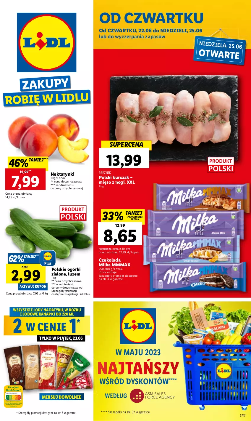 Gazetka promocyjna Lidl - GAZETKA - ważna 22.06 do 25.06.2023 - strona 1 - produkty: Mięso, Nektar, Wazon