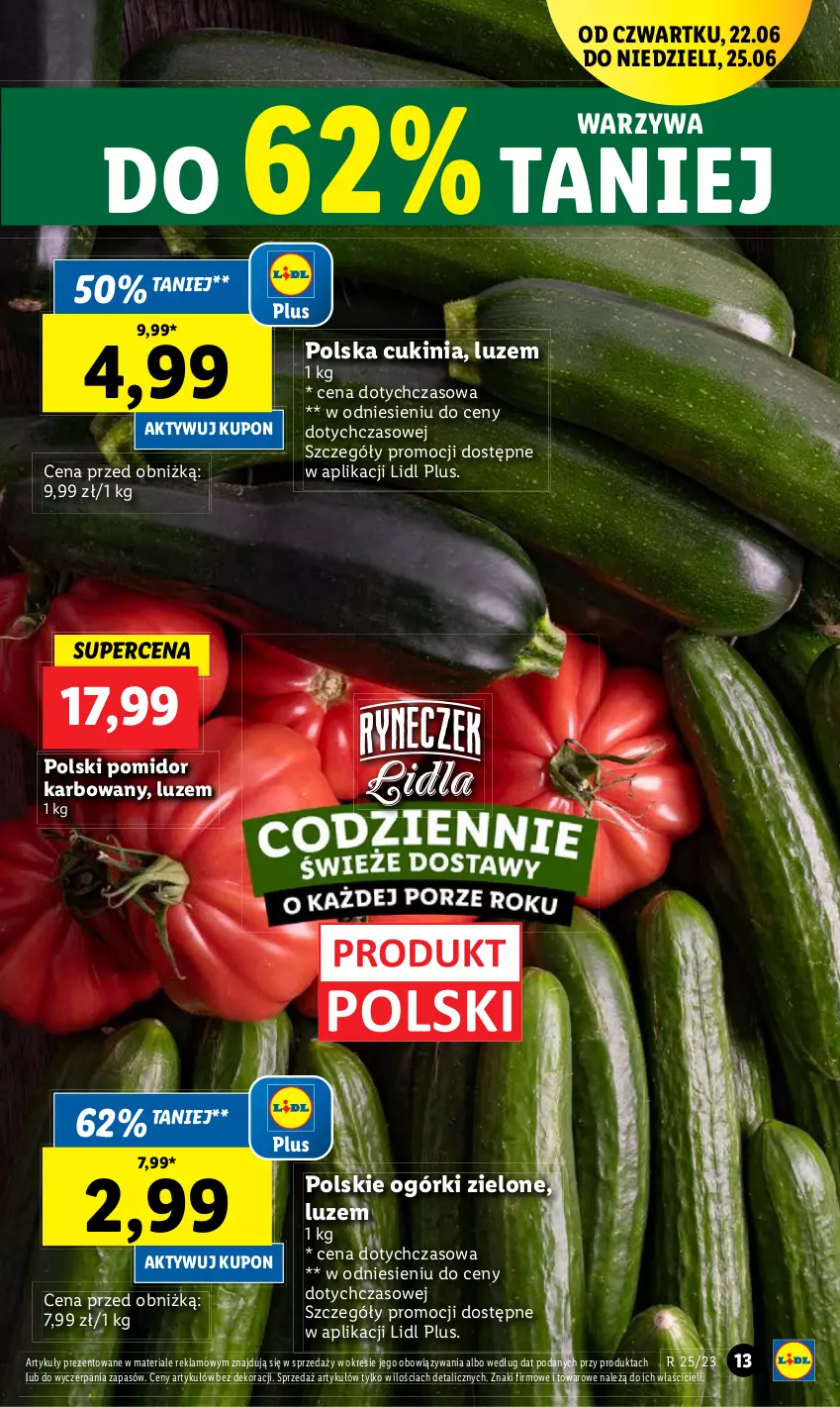 Gazetka promocyjna Lidl - GAZETKA - ważna 22.06 do 25.06.2023 - strona 17 - produkty: Warzywa