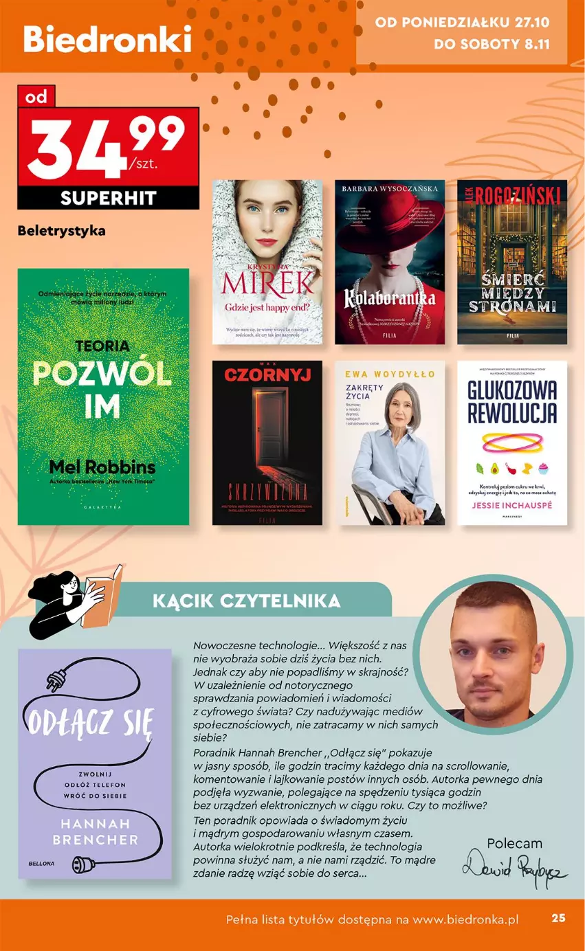 Gazetka promocyjna Biedronka - Okazje Tygodnia - ważna 27.10 do 08.11.2025 - strona 25 - produkty: Orka, Por, Ser