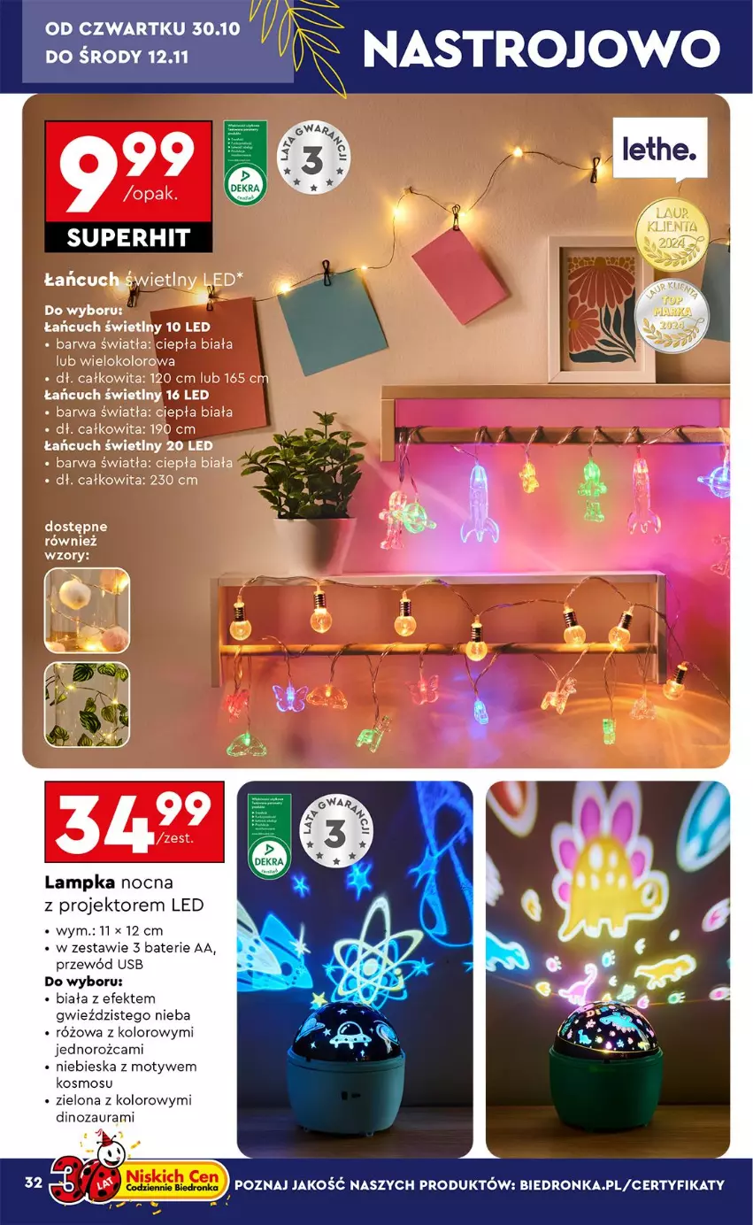 Gazetka promocyjna Biedronka - Okazje Tygodnia - ważna 27.10 do 08.11.2025 - strona 32 - produkty: Dinozaur, Przewód