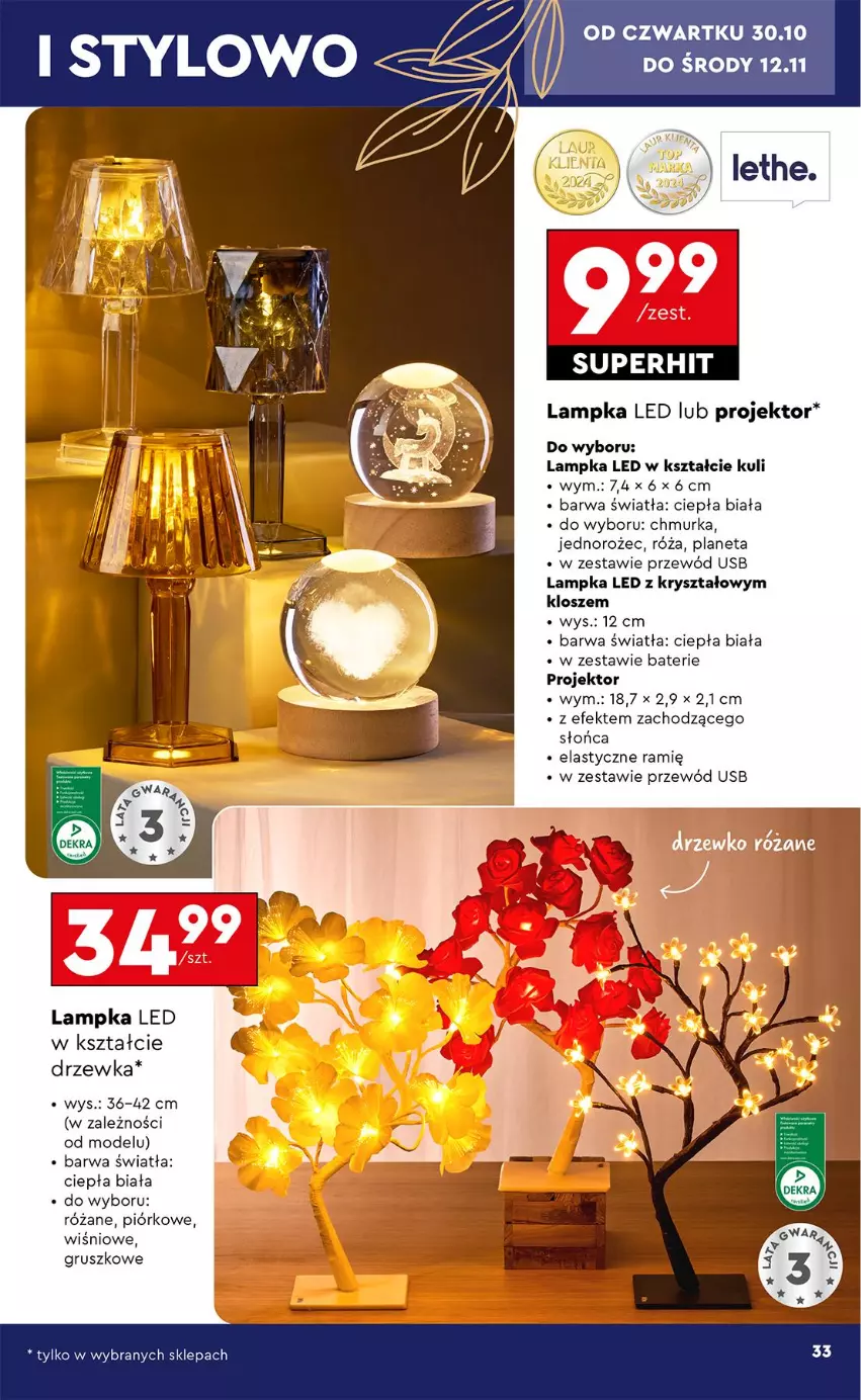 Gazetka promocyjna Biedronka - Okazje Tygodnia - ważna 27.10 do 08.11.2025 - strona 33 - produkty: Jednorożec, Przewód, Róża