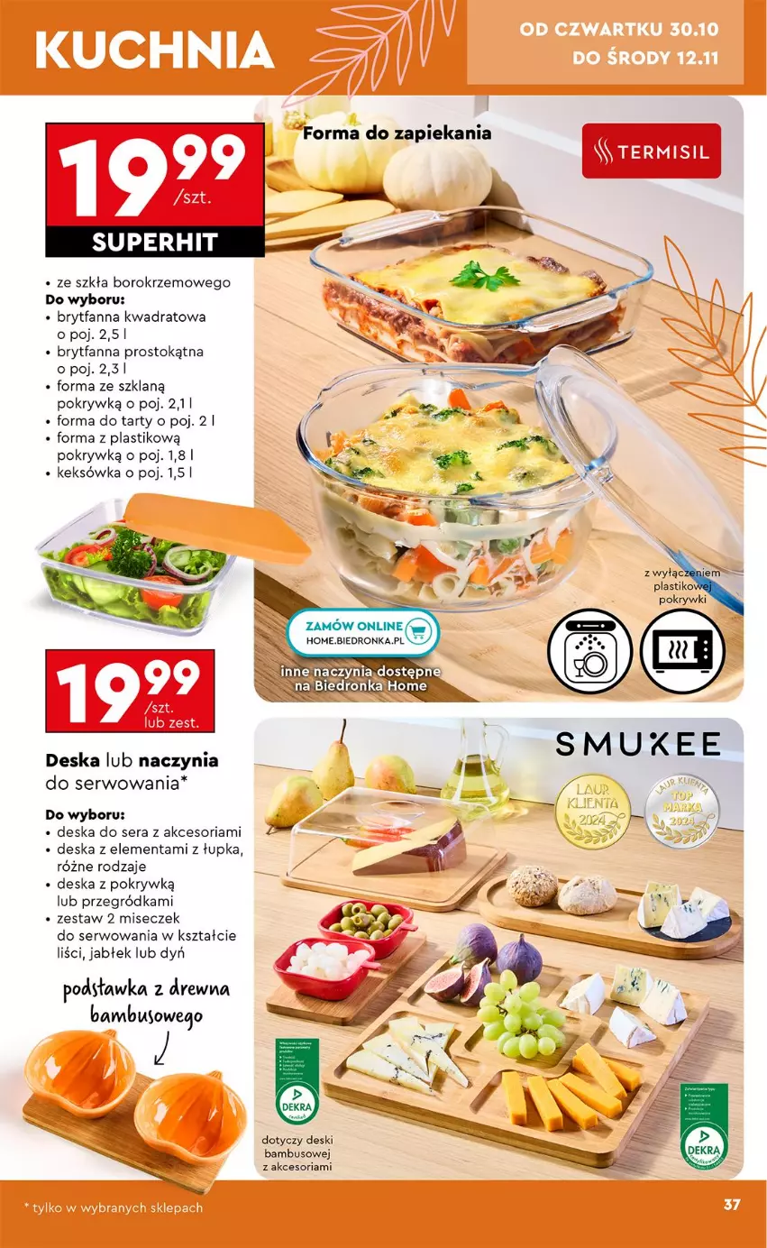 Gazetka promocyjna Biedronka - Okazje Tygodnia - ważna 27.10 do 08.11.2025 - strona 37 - produkty: Fa, Keksówka, Ser
