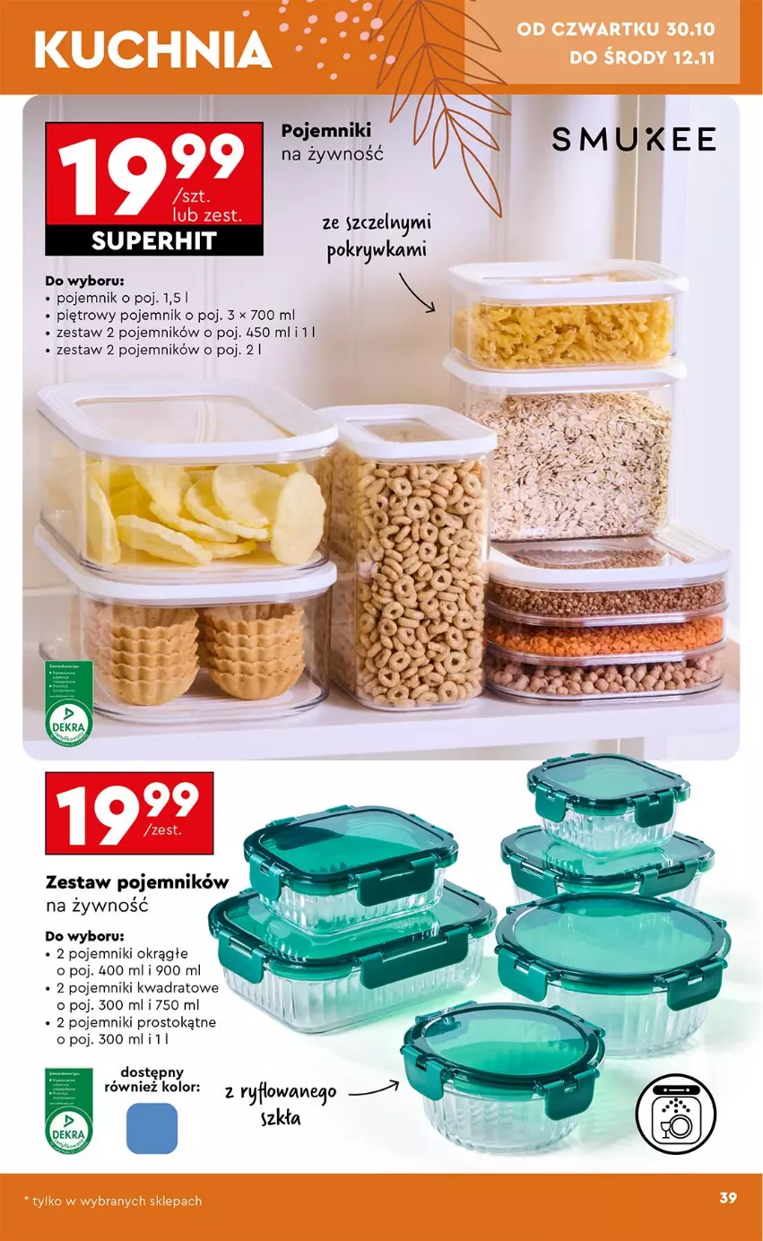 Gazetka promocyjna Biedronka - Okazje Tygodnia - ważna 27.10 do 08.11.2025 - strona 39 - produkty: Mop, Pojemnik