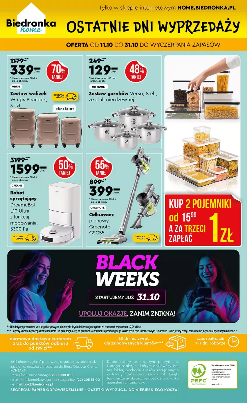 Gazetka promocyjna Biedronka - Okazje Tygodnia - ważna 27.10 do 08.11.2025 - strona 44 - produkty: Gra, Por, Robot, Sport, Tran