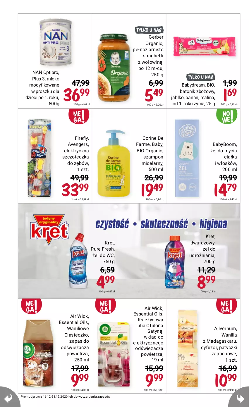 Gazetka promocyjna Rossmann - 16 grudnia - ważna 16.12 do 31.12.2021 - strona 22 - produkty: Fa, Gerber, Kret, Pur