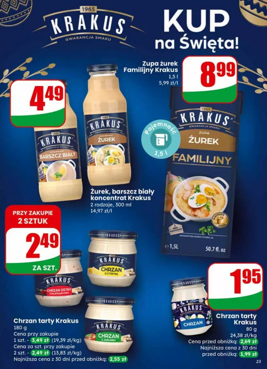 Gazetka promocyjna Dino - ważna 01.04 do 07.04.2026 - strona 16 - produkty: Chrzan, Fa, Krakus