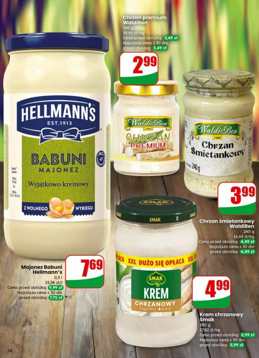 Gazetka promocyjna Dino - ważna 01.04 do 07.04.2026 - strona 21 - produkty: Babuni, Chrzan, Majonez