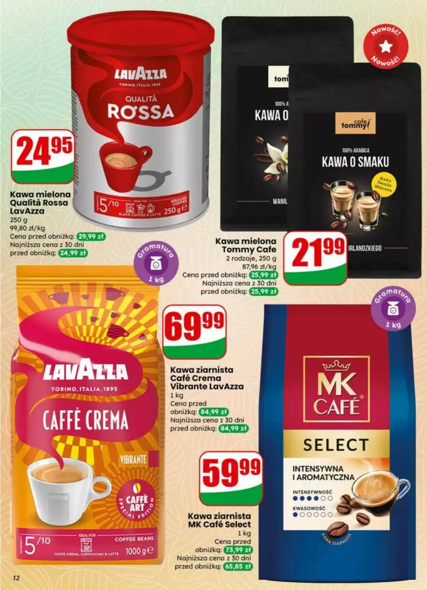 Gazetka promocyjna Dino - ważna 01.04 do 07.04.2026 - strona 4 - produkty: BIC, Kawa, Kawa mielona, Kawa ziarnista, Lavazza