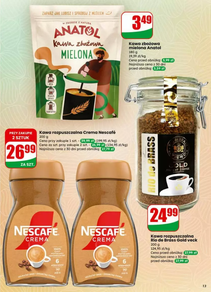 Gazetka promocyjna Dino - ważna 01.04 do 07.04.2026 - strona 5 - produkty: Kawa, Kawa rozpuszczalna, Kawa zbożowa