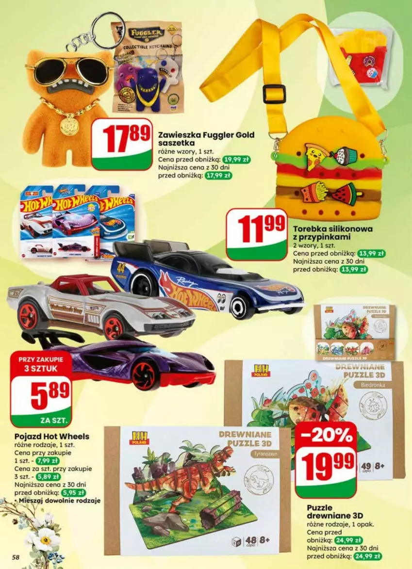 Gazetka promocyjna Dino - ważna 01.04 do 07.04.2026 - strona 54 - produkty: Hot Wheels, Inka, Pojazd