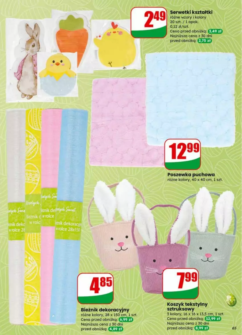 Gazetka promocyjna Dino - ważna 01.04 do 07.04.2026 - strona 62 - produkty: Bieżnik, Kosz, Poszewka, Sok