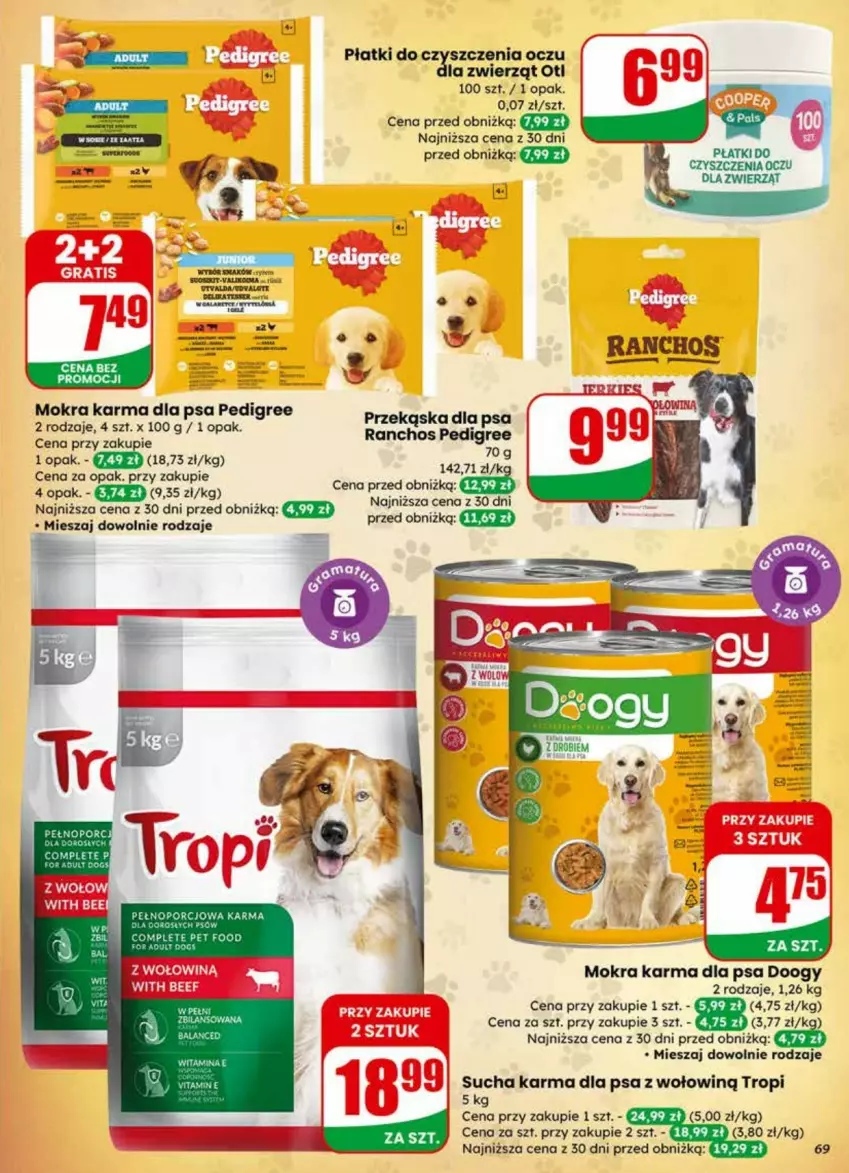 Gazetka promocyjna Dino - ważna 01.04 do 07.04.2026 - strona 66 - produkty: Mokra karma, Pedigree, Sucha karma