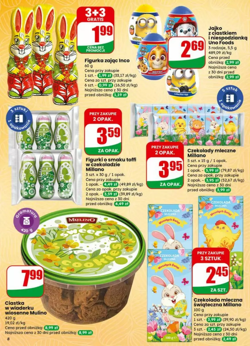 Gazetka promocyjna Dino - ważna 01.04 do 07.04.2026 - strona 77 - produkty: Ciastka, Czekolada, Czekolada mleczna, Gra