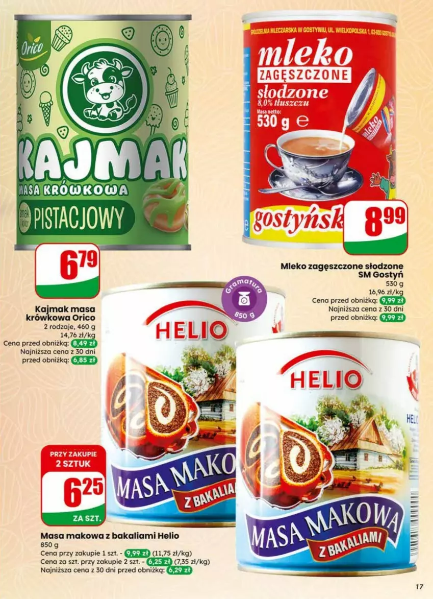 Gazetka promocyjna Dino - ważna 01.04 do 07.04.2026 - strona 9 - produkty: Helio, Mleko, Mleko zagęszczone